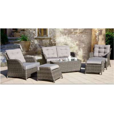 Garden furniture 4 Seaters outdoor rattan/wicker sofa set