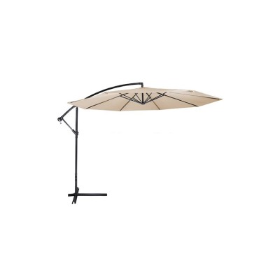 Aluminum Pole Outdoor Beach Offset Umbrellas/ 3M Garden Hanging Umbrellas