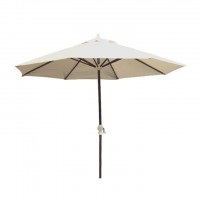 Dia.3.0m Outdoor rustproof wooden beach center pole umbrella