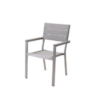 Outdoor Furniture Non wood Slats Lightweight Garden Dining Chairs