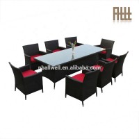 AWRF9064B Garden Table Chairs Sale Bali Rattan Outdoor Rattan Furniture Dinning Sets,Rattan Furniture Dinning Sets