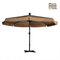 2020 new style 1.75M Customized Size handle led light sun garden parasol umbrella,sun garden parasol umbrella