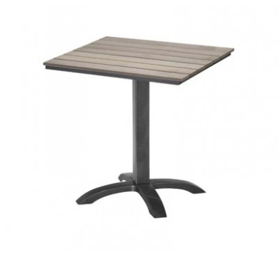 Promotional Garden Table Plastic Wood Bistro Table