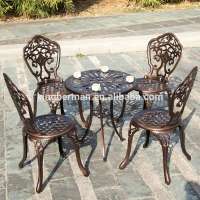 Outdoor Garden Furniture Cast Iron Table and Chair Garden Sets