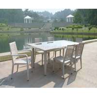 Anti-UV Outdoor Garden Furniture Modern Restaurant Chairs and Tables Party Tables And Chairs